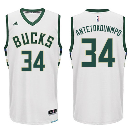 Vente Maillot du Giannis Antetokounmpo, Milwaukee Bucks - Home