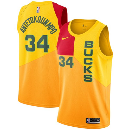 Vente Maillot du Giannis Antetokounmpo, Milwaukee Bucks 2018/19 - City Edition