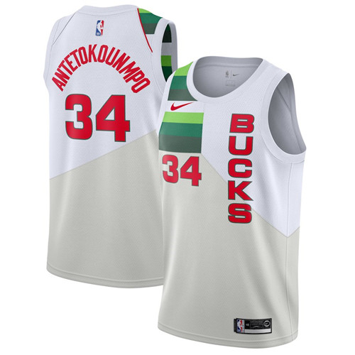 Vente Maillot du Giannis Antetokounmpo, Milwaukee Bucks 2018/19 - Earned Edition