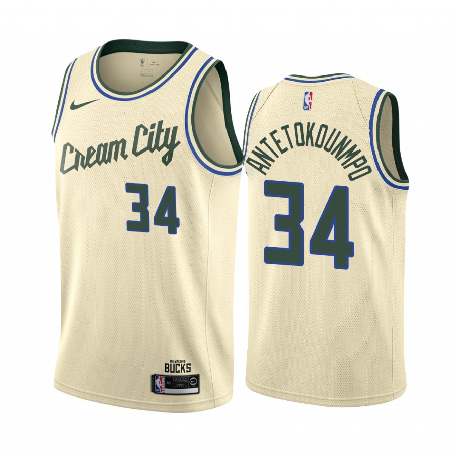 Vente Maillot du Giannis Antetokounmpo, Milwaukee Bucks 2019/20 - City Edition