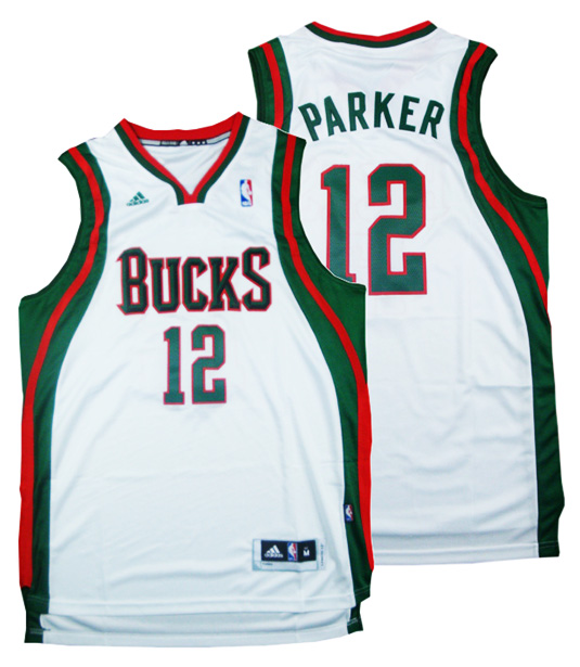 Vente Maillot du Jabari Parker, Milwaukee Bucks - Blanc