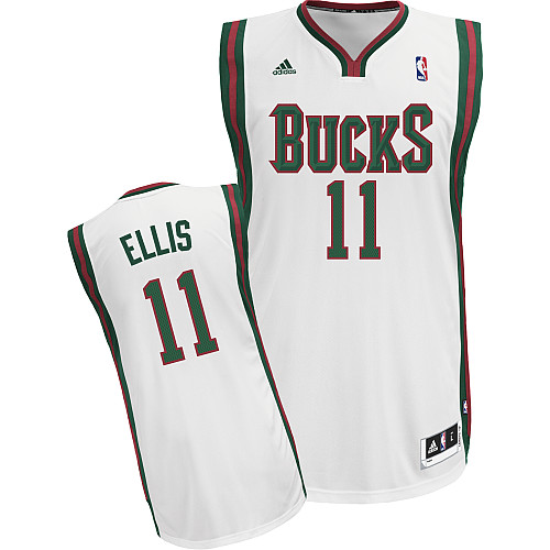 Vente Maillot du Monta Ellis, Milwaukee Bucks [Blanc]