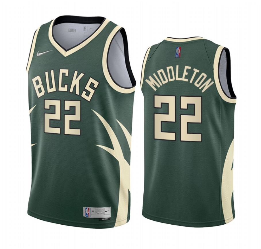 Vente Maillot du Khris Middleton, Milwaukee Bucks 2020/21 - Earned