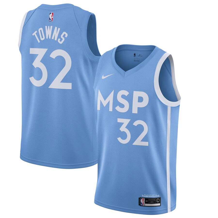 Vente Maillot du Karl-Anthony Towns, Minnesota Timberwolves 2019/20 - City Edition