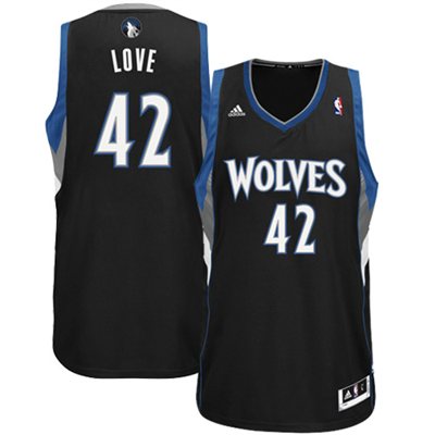 Vente Maillot du Kevin Love, Minnesota Timberwolves [Negra]