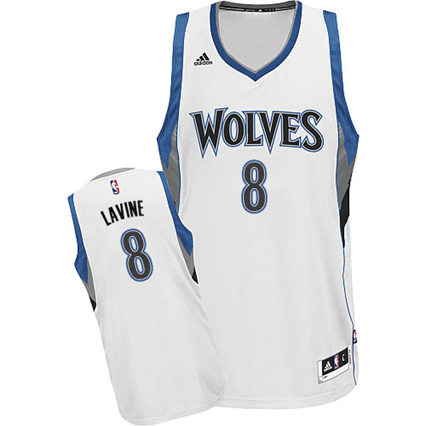 Vente Maillot du Zach Lavine, Minnesota Timberwolves [Blanc]