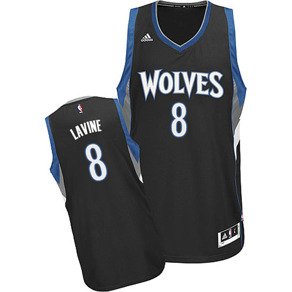 Vente Maillot du Zach Lavine, Minnesota Timberwolves [Noir]