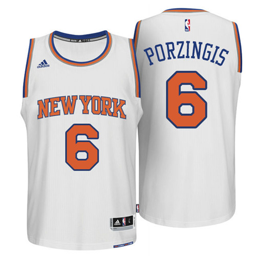 Vente Maillot du Kristaps Porzingis, New York Knicks [Blanc]