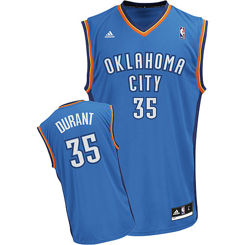 Vente Maillot du Kevin Durant Oklahoma City Thunder [Bleu]