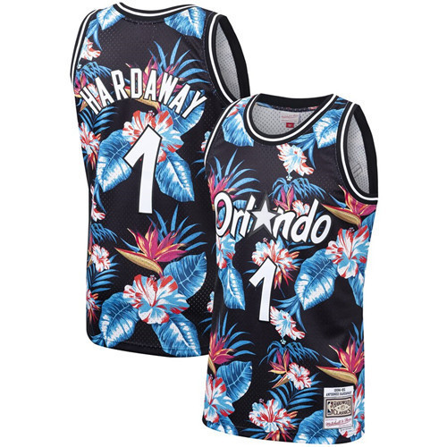 Vente Maillot du Penny Hardaway, Orlando Magic - Mitchell & Ness Floral Pack