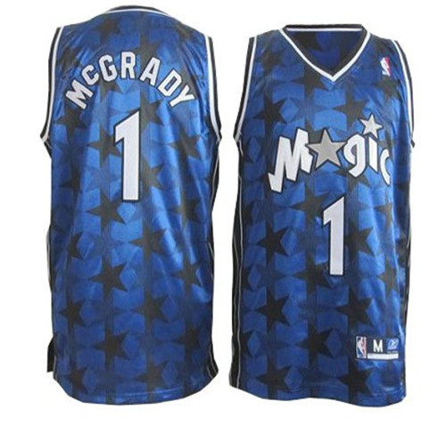 Vente Maillot du Tracy McGrady, Orlando Magic [Bleu Stars]