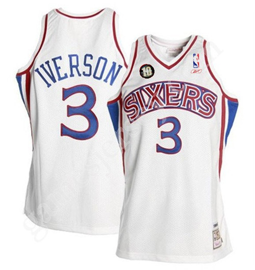 Achetés Maillot du Allen Iverson, Philadelphia 76ers "Ed. especial 10º aniversario"