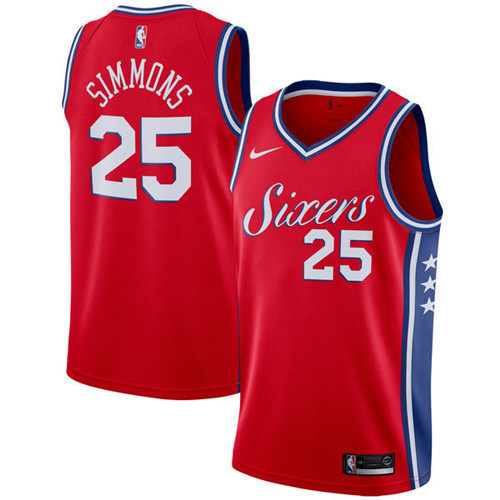 Achetés Maillot du Ben Simmons , Philadelphia 76ers - Statement