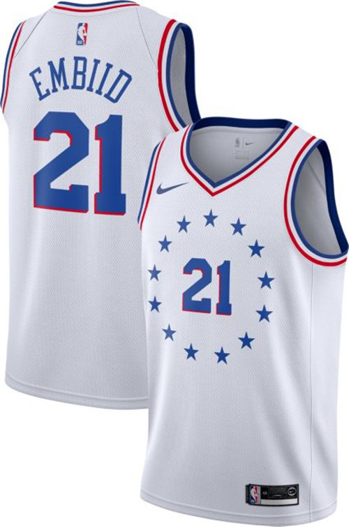 Achetés Maillot du Joel Embiid, Philadelphia 76ers - Earned Edition