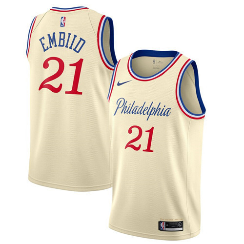 Achetés Maillot du Joel Embiid, Philadelphia 76ers 2019/20 - City Edition