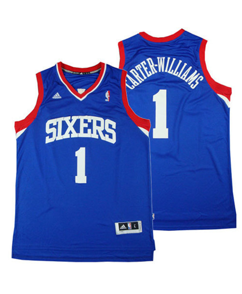 Achetés Maillot du Michael Carter-Williams, Philadelphia 76ers - Bleu