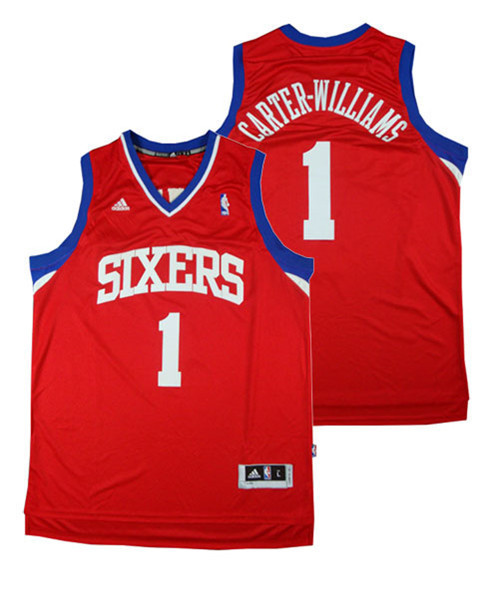 Achetés Maillot du Michael Carter-Williams, Philadelphia 76ers - Rouge