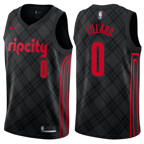 Achetés Maillot du Damian Lillard, Portland Trail Blazers - City Edition