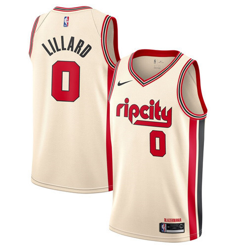 Achetés Maillot du Damian Lillard, Portland Trail Blazers 2019/20 - City Edition