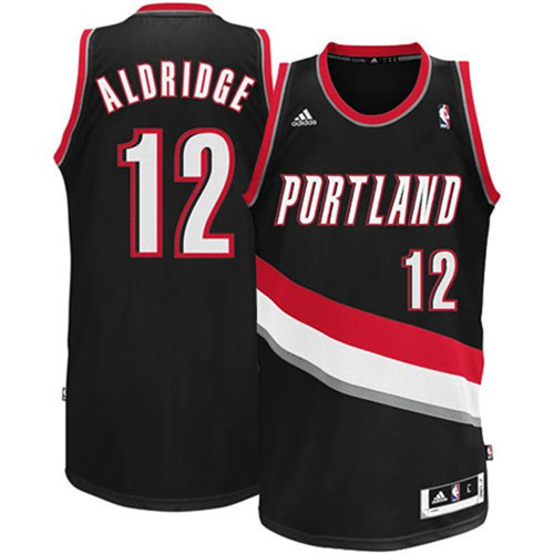 Achetés Maillot du LaMarcus Aldridge , Portland Trail Blazers [Negra]