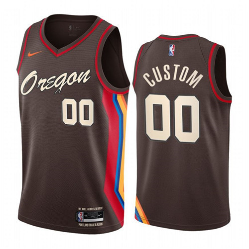 Achetés Maillot du Custom, Portland Trail Blazers 2020/21 - City Edition