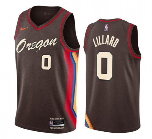 Achetés Maillot du Damian Lillard, Portland Trail Blazers 2020/21 - City Edition