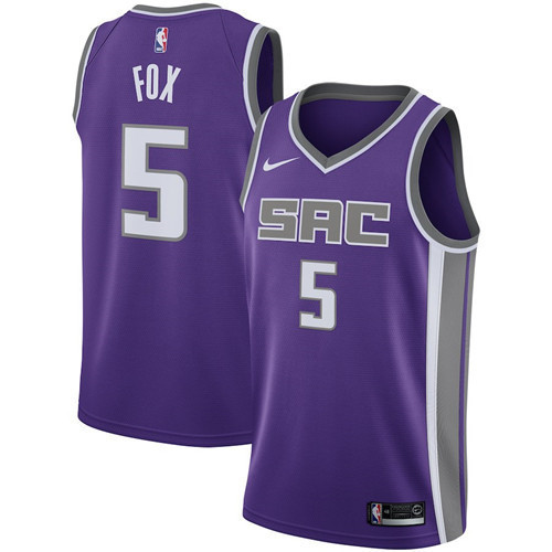 Achetés Maillot du De'Aaron Fox, Sacramento Kings 2018/19 - Icon Edition