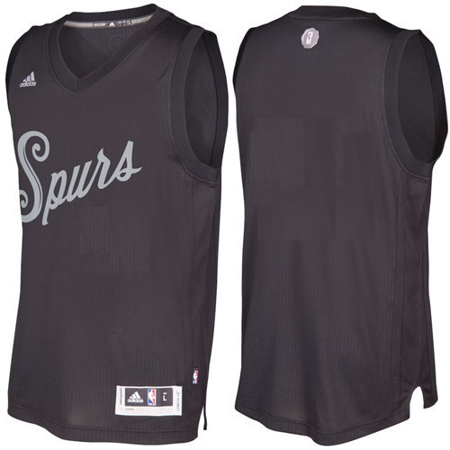 Achetés Maillot du Custom, San Antonio Spurs [Noir Christmas]