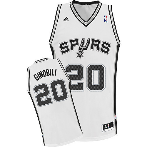 Achetés Maillot du Manu Ginobili, San Antonio Spurs [Blanc]