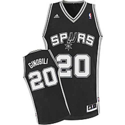 Achetés Maillot du Manu Ginobili, San Antonio Spurs [Negra]