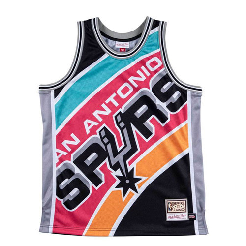 Achetés Maillot du San Antonio Spurs - Mitchell & Ness 'Big Face'