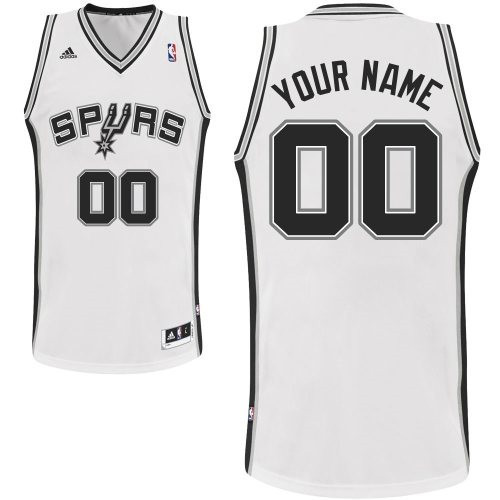 Achetés Maillot du San Antonio Spurs, Custom [Blanc]