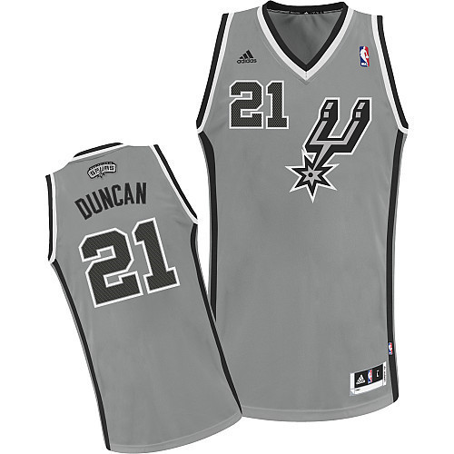 Achetés Maillot du Tim Duncan, San Antonio Spurs [Gris]