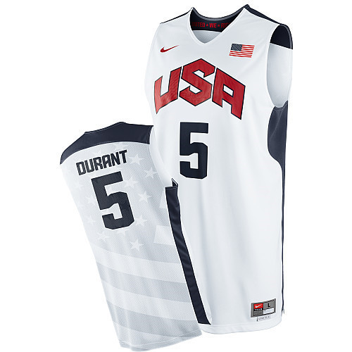 Achetés Maillot du Kevin Durant, Selección Etats-Unis 2012 [Blanc]