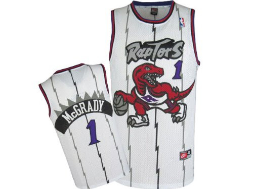 Nouveaux Maillot du Tracy McGrady, Toronto Raptors [Blanc]