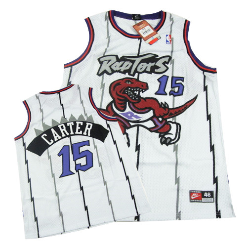 Nouveaux Maillot du Vince Carter, Toronto Raptors [Blanc]