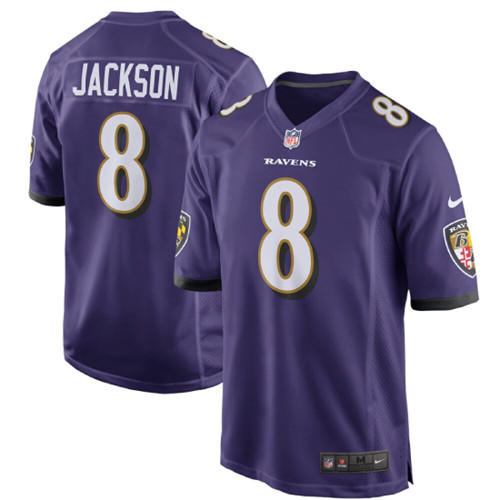 Nouveaux Maillot du Lamar Jackson, Baltimore Ravens - Violet