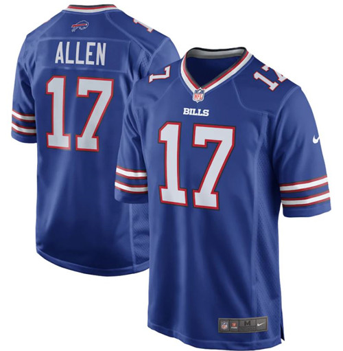 Nouveaux Maillot du Josh Allen, Buffalo Bills - Royal