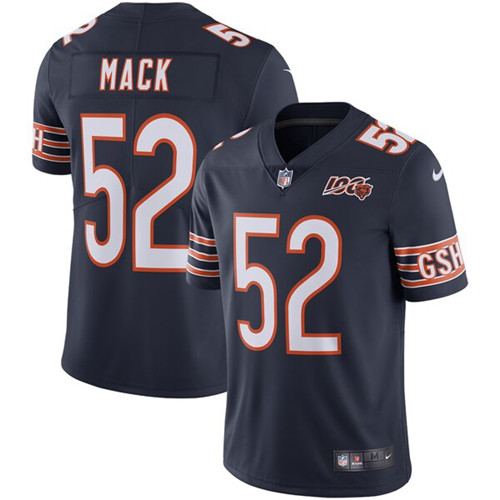 Nouveaux Maillot du Khalil Mack, Chicago Bears - Bleu Marine