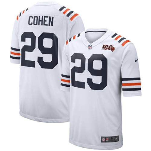 Nouveaux Maillot du Tarik Cohen, Chicago Bears - Blanc