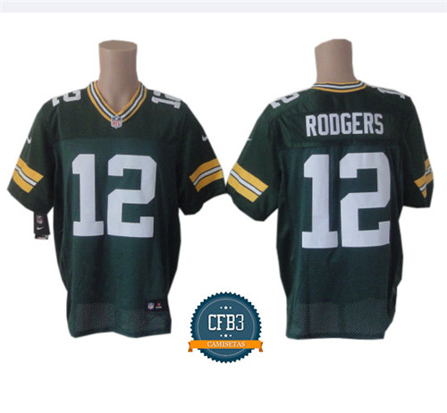 Nouveaux Maillot du Aaron Rodgers, Vert Bay Packers