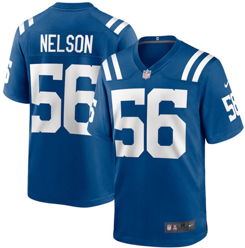 Nouveaux Maillot du Quenton Nelson, Indianapolis Colts - Royal