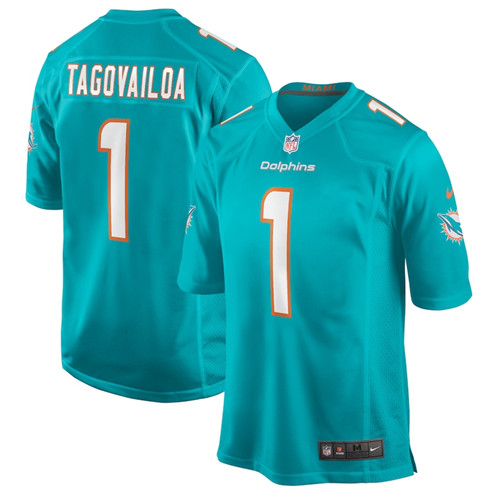 Achat Maillot du Tua Tagovailoa, Miami Dolphins - Aqua