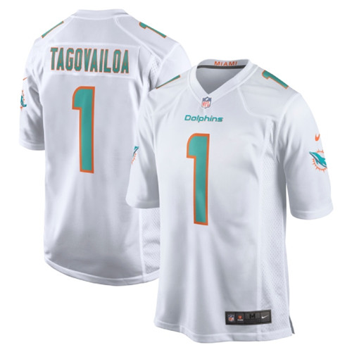 Achat Maillot du Tua Tagovailoa, Miami Dolphins - Blanc