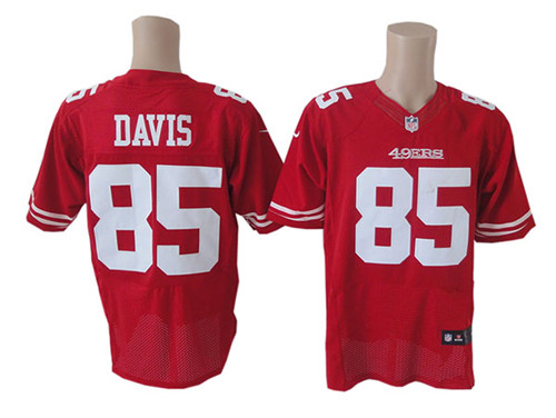 Achat Maillot du Vernon Davis, San Francisco 49ers - Rouge