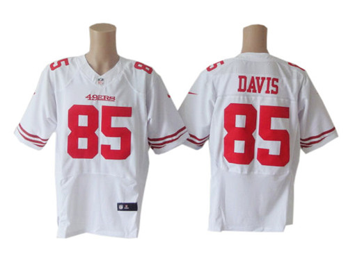 Achat Maillot du Vernon Davis, San Francisco 49ers - Blanc