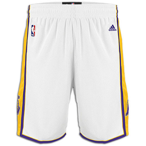 Vente Maillot du Short Los Angeles Lakers [Blanc]