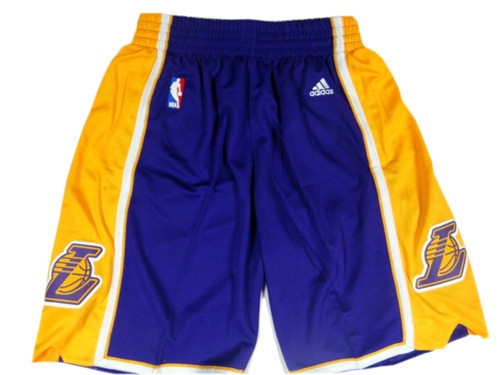 Vente Maillot du Short Los Angeles Lakers [Violet]