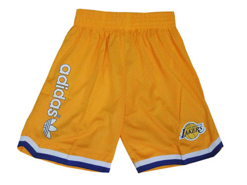 Vente Maillot du Short Los Angeles Lakers RETRO [Amarillo]