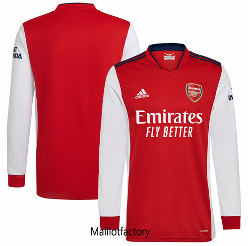 Achat Maillot du Arsenal Rouge Manche Longue 2021/22